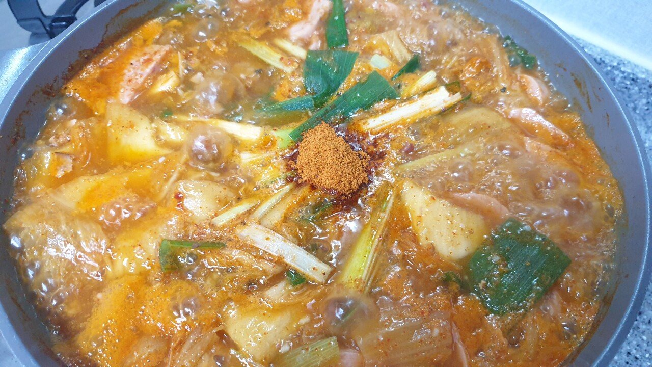 20210629_193534.jpg 부대찌개 이렇게 해서 맛 없으면 음여갤로 찾아와라