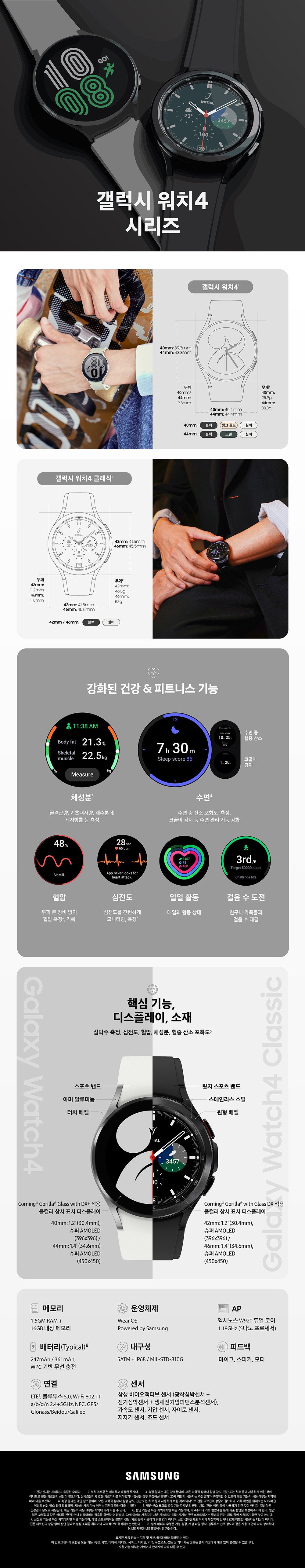 Fresh-and-Wise_Comparison_Spec_Infor_0809_edit_6_KR_v5.jpg 삼성 갤럭시워치4, 26만 9천원부터 시작~