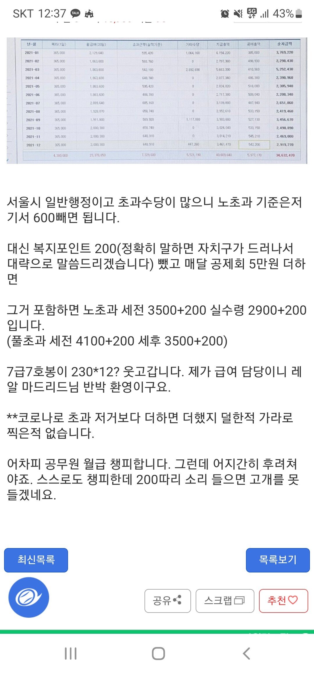 Screenshot_20220521-003747_Samsung Internet.jpg 충격적인 9급 공무원 연봉