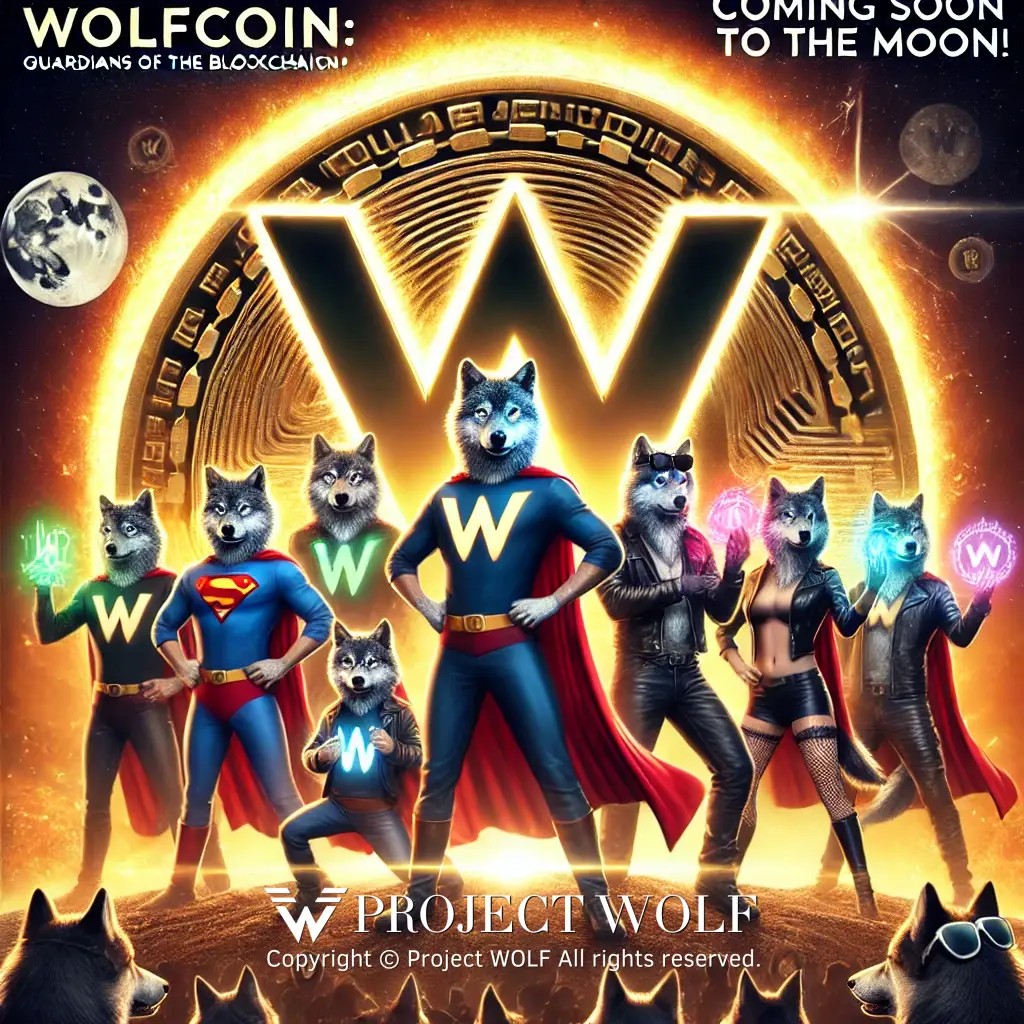 DALL·E 2024-10-12 21.42.26 - A parody movie poster-style meme featuring a group of wolves dressed like superheroes, standin.jpg