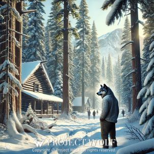 project WOLF/ snow-covered forest