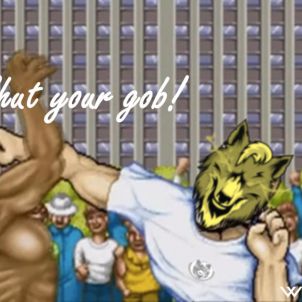 WOLFCOIN said : Shut your gob!