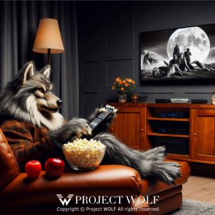 Project wolf / Wolf enjoying his vacation