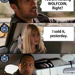 더 락이 빡친 이유~! WOLFCOIN