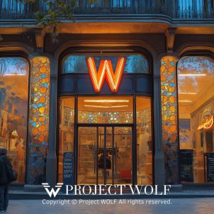 PROJECT WOLF!! "W" milk tea cafe in Barcelona!!