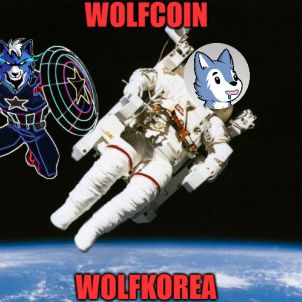 우주여행중인 울프어린이 - WOLFCOIN - WOLFKOREA