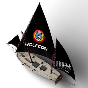 울프코인 보트 피규어 WOLFCOIN BOAT FIGURE