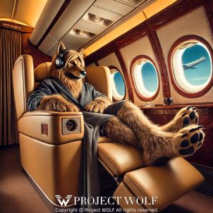 Wolf Riding First Class