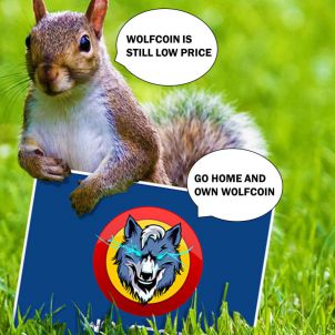 다람쥐도 사랑하는 울프코인 WOLFCOIN LOVED BY SQUIRRELS