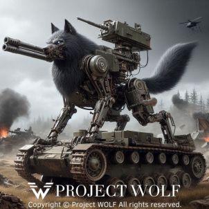 PROJECT WOLF, The Mechanic Wolf on a tank