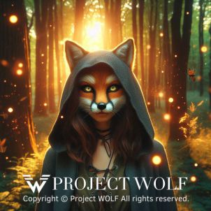 Project Wolf / Our female fox in the forest