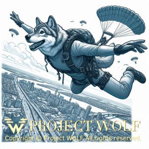 Project Wolf, Skydiving Wolf