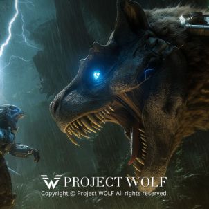 PROJECT WOLF!!  Cyber Wolf vs Dinosaur!!