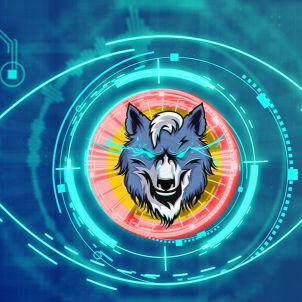 강력한 울프코인의 상징과 심볼  A powerful symbol of wolfcoin hegemony