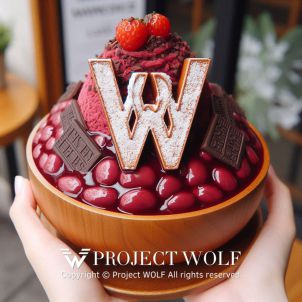 Project Wolf / W Red bean shaved ice