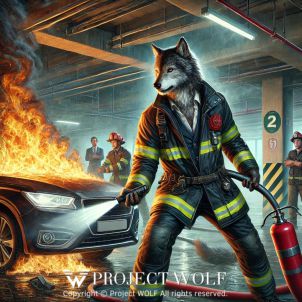 Project  Wolf/ fireman Wolf