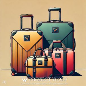 project WOLF/luxury brand W’s luggage set