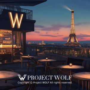 PROJECT WOLF!! "W" milk tea cafe in Paris!!