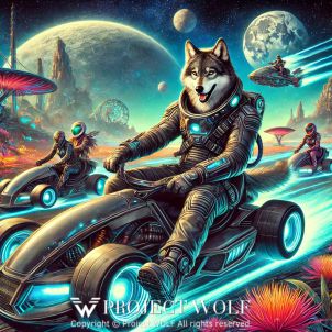 project  WOLF/ enjoyed space racing.