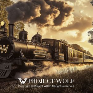 PROJECT WOLF!! "W" steam train!!