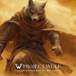 PROJECT WOLF!! Wolf's Training in the Sandstorm!!