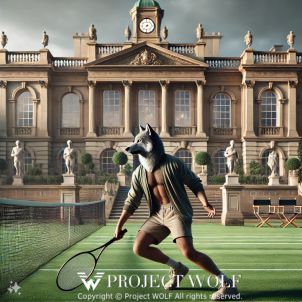 project WOLF/plays passionately on the tennis court