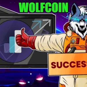 TO THE MOON - WOLFCOIN