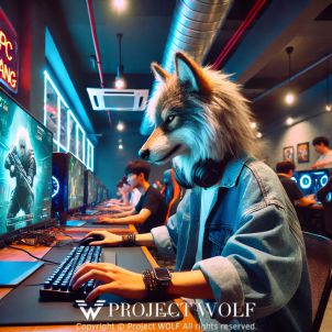 project WOLF/focused on gaming in a PC café