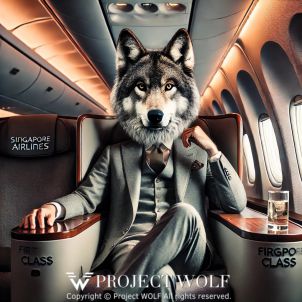 project wolf 비행은 비지니스석으로