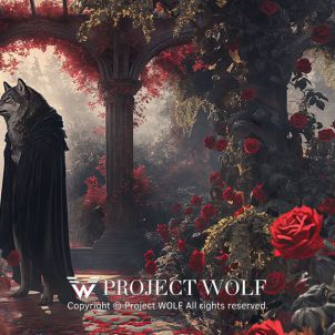 Project Wolf_Wolf in a Rose Garden