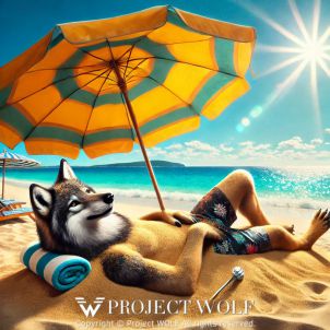 project WOLF  / relaxing on the beach