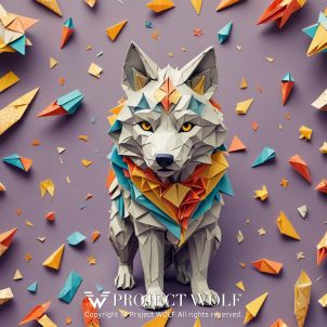 Project Wolf / a paper wolf