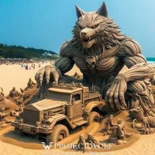 Project wolf / the first prize work of the Sand Festival