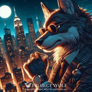 Project Wolf, wolfcoin/ enjoy the night view of Wolf City