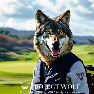 Project Wolf /  a wolf who enjoys playing golf