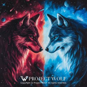 WOLFCOIN Red Wolf vs Blue Wolf