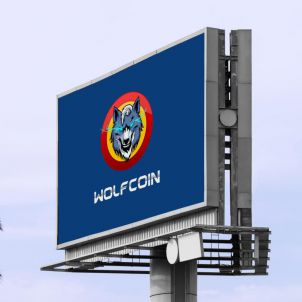 거리를 점령해버린 울프코인 홍보물 WOLFCOIN BILLBOARDS HAVE TAKEN OVER THE STREETS