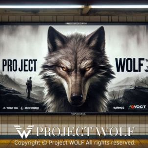 Project Wolf 지하철에 등장한 울프