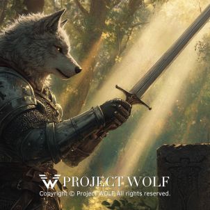 PROJECT WOLF!! King WOLF Pulling Excalibur!!