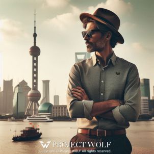 Project Wolf/ Wolfbro on a trip to Shanghai