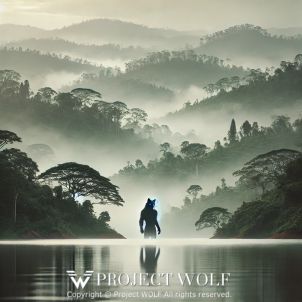 project WOLF/walking through a misty lake