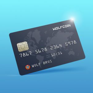 전세계에서 사용가능한 울프코인 결제카드 WOLFCOIN CARDS CAN BE ACCEPTED WORLDWIDE