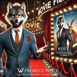 Project Wolf / wolf actor is promoting a movie