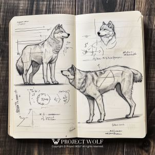 PROJECT WOLF!! Wolf Sketch!!