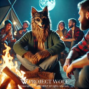 project WOLF/sat by the warm campfire,