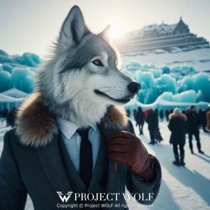 Project Wolf/ Winter snow makes Wolf shine more