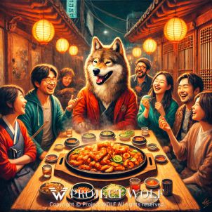 project WOLF/ dinner with friends