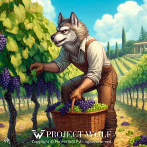 Project Wolf / harvesting grapes