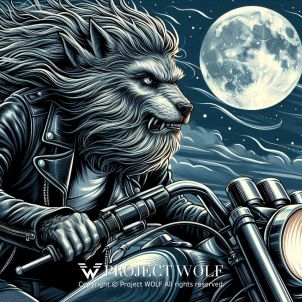 Project Wolf / Wolf riding a bike