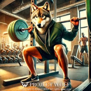 project WOLF  / intense workout at the gym